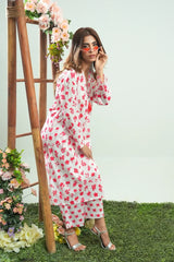Dhaga Stitched 2 Piece Lawn Suit-Matching separate 0048