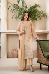 Anaya Noor By Zebtan Unstitched 3 Piece Luxury Formals Suit-AN-09