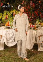 Asim Jofa Essential Pret Drop 8 Ajpb-172 Embroidered Raw Silk 2Pc