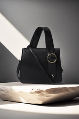 Best Trendy Ring Handbag Black