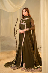 Gulab By Haniumaimaz Stitched 2 Piece Formals Suit-ZOHRISH