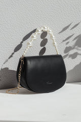 Fineur - Handbag Midnight Pearl Charm - Black