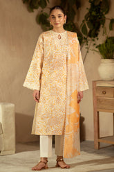 Ilara By Seran Unstitched 3 Piece Digital Printed Cambric Edit Suit-10-Miel