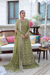 Gulmina Unstitched 3 Piece Luxury Chiffon Suit-Abeeha