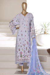 Sada Bahar Stitched 3 Piece Summer Kaftaan Suit-PR-725 SKY