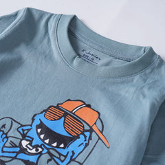 Kjunction Boys Half Sleeves-Printed T-Shirt (Game 2)