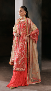 Zeenat Vol 22 By Zebtan Unstitched 3 Piece Luxury Formals Collection'2026-Zeenat Vol 22| ZN-06