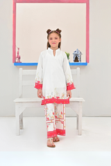 Dhaga Stitched 2 Piece Premium Cotton Lawn Kids Collection'2025-Esme