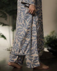 Everywear by Qariney Stitched 2 Piece Collection'2025-Misty Petal Set