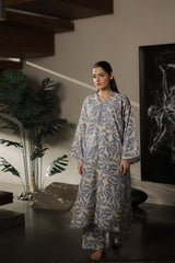 Everywear by Qariney Stitched 2 Piece Collection'2025-Misty Petal Set