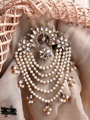Made For Her-Noor Cascade Hair Brooch - WM1171