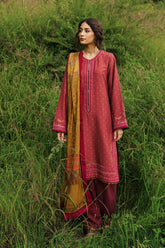 Coco by Zara Shahjahan Unstitched 3 Piece Winter Suit-ZW22-7B