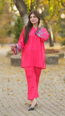 Dhaga Stitched 2 Piece Crepe Suit-Senore
