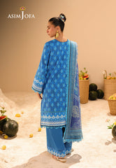 Rhapsody By Asim Jofa Unstitched 3 Piece Summer Suit Ajubu-24
