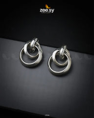 Monet Earrings Silver - Zeesy Jewellery