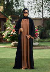 Hijabi.Pk Shanayl Brown Abaya | The Classic Edits