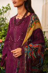 Pairi Daeza By Nine Needles Unstitched 3 Piece Luxury Lawn Collection'2025-Floret-NL-05