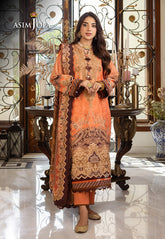 Asim Jofa Aira & Asra Pret Ajiwp-09 Printed Khaddar Stitched 3 Pcs