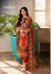 Asim Jofa Aira Summer Prints Ajar-14 Printed Dobby 3 Pcs