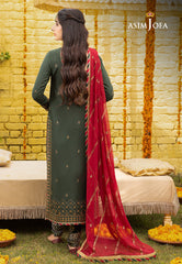 Asim Jofa Abresham '23 Ajab-16 Embroidered Lawn Silk 3 Pcs