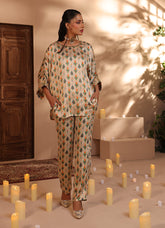 Zlooms 2 Pc Silk Formal Co-Ord Set - ZL25-C06-03