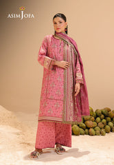 Rhapsody By Asim Jofa Unstitched 3 Piece Summer Suit Ajubu-28