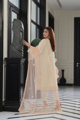 Dressline Neva Stitched 3 Piece Emb Luxury Organza Collection