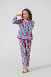 Dhaga Stitched 2 Piece Premium Cambric Kids Collection'2025-Wren