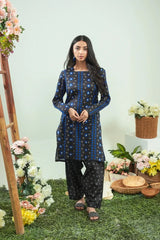 Dhaga Stitched 2 Piece Lawn Suit-Matching separate 0042