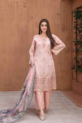 Mehnaz by Tawakkal Unstitched 3 Piece Banarsi Lawn Suit-M-8690