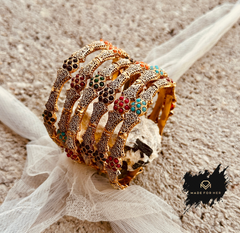 Made For Her-Imperial Spark Multi Bangles - WM1017