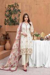Mehnaz by Tawakkal Unstitched 3 Piece Banarsi Lawn Suit-M-8779