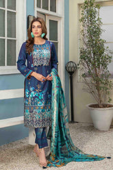 Dastak by Tawakkal Unsitched 3 Piece Lawn Suit-D-8845