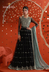 Asim Jofa Unstitched 2 Piece Luxury Festive Suit-AJULFB-09