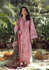 Aira By Asim Jofa Unstitched 3 Piece Emb Cambric Summer Suit-AJMUB-04