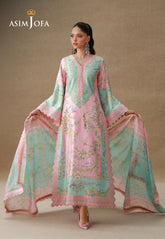 Silk Grandeur By Asim Jofa Unstitched 3 Piece Winter Suit-AJULSC-03