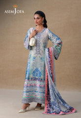 Silk Grandeur By Asim Jofa Unstitched 3 Piece Winter Suit-AJULSC-06