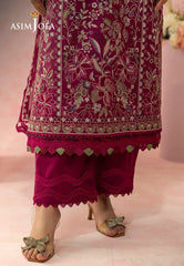 Asim Jofa Unstitched 3 Piece Luxury Lawn Suit-AJULW-02 Embroidered Lawn Unstitched 3 Pcs