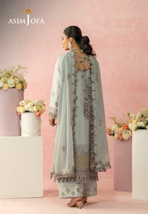 Asim Jofa Unstitched 3 Piece Luxury Lawn Suit-AJULW-01 Embroidered Lawn Unstitched 3 Pcs