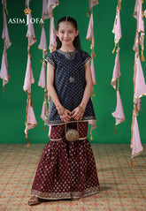 Asim Jofa Stitched Luxury Formals Kids Suit-AJKL-03