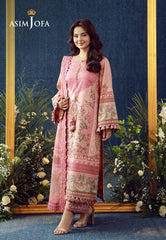 Aj Prints By Asim Jofa Unstitched 3 Piece Emb Cambric Suit-AJUBEP-07