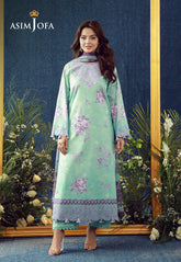 Aj Prints By Asim Jofa Unstitched 3 Piece Emb Cambric Suit-AJUBEP-09
