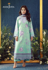 Aj Prints By Asim Jofa Unstitched 3 Piece Emb Cambric Suit-AJUBEP-09