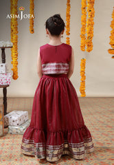 Asim Jofa Stitched Luxury Formals Kids Suit-AJKL-09