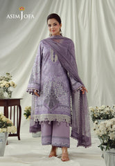 Aj Prints By Asim Jofa Unstitched 3 Piece Emb Cambric Suit-AJUBEP-08