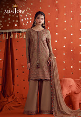 Asim Jofa Unstitched 3 Piece Luxury Festive Suit-AJULFB-01