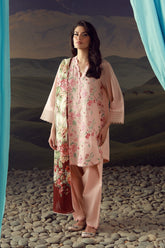 Sahar Unstitched 3 Piece Luxury Emb Festive Edit Vol-02 Suit-Rose Mirage