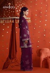 Asim Jofa Unstitched 2 Piece Luxury Festive Suit-AJULFB-10