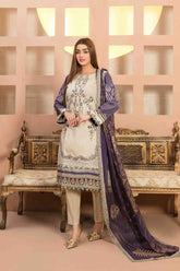 Mayaah by Tawakkal Unstitched 3 Piece Emb Digital Print Lawn Suit-M-8950