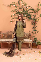 Mayaah by Tawakkal Unstitched 3 Piece Emb Digital Print Lawn Suit-M-8951